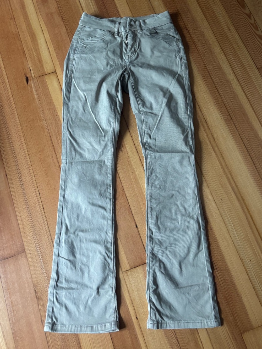 NWOT American Eagle 00 Stretch Curvy Khaki Bootcut Dress Pants